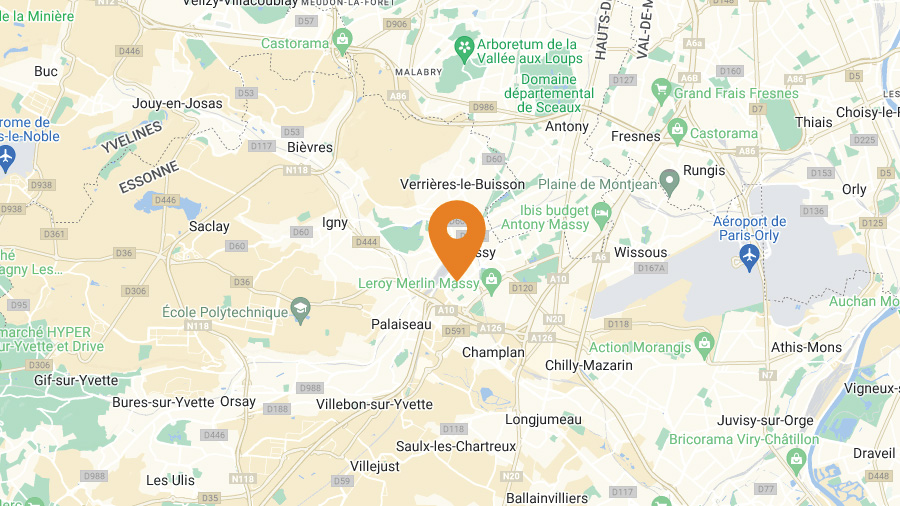 Karte – Ivalua-Büro – EMEA – Frankreich – Massy