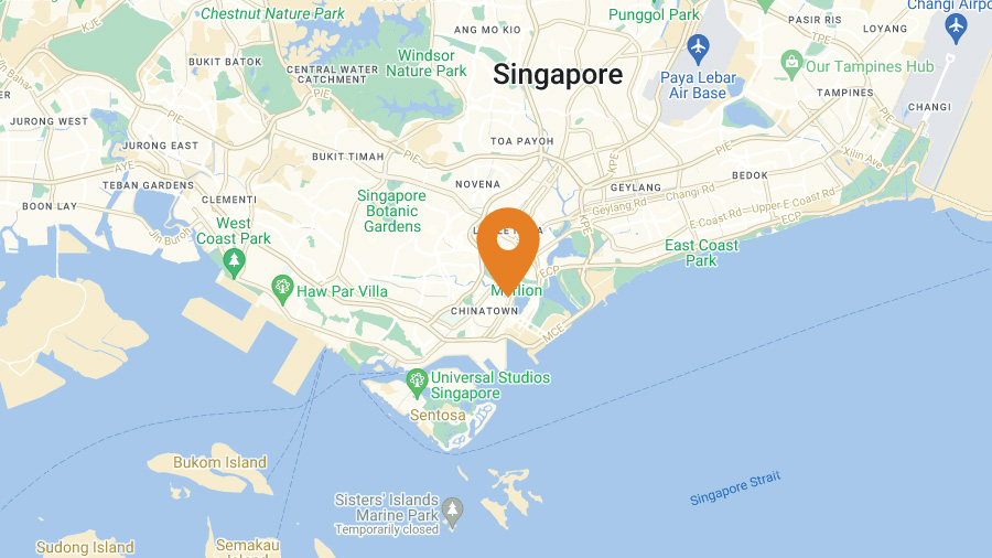 Karte – Ivalua-Büro – Singapur